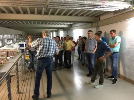 Besichtigung der Westfalen Blatt Druckerei, Foto 4