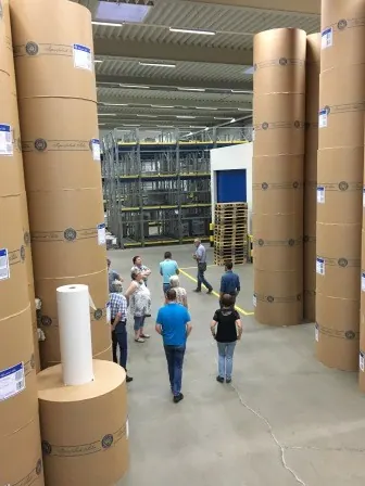 Besichtigung der Westfalen Blatt Druckerei, Foto 5
