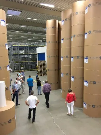Besichtigung der Westfalen Blatt Druckerei, Foto 6