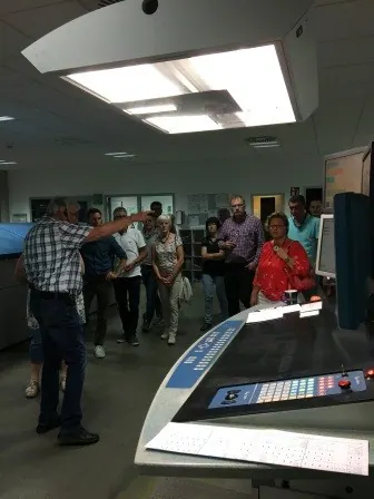 Besichtigung der Westfalen Blatt Druckerei, Foto 8