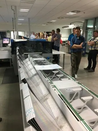 Besichtigung der Westfalen Blatt Druckerei, Foto 11