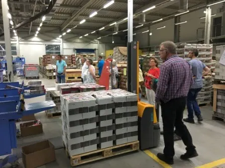 Besichtigung der Westfalen Blatt Druckerei, Foto 13