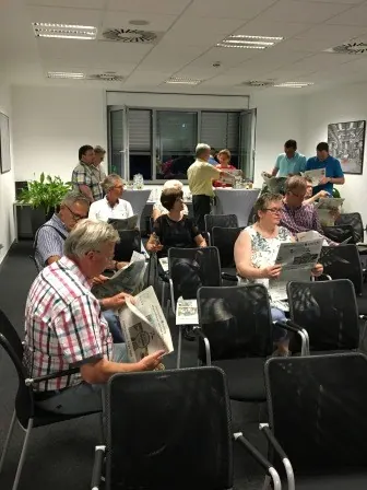Besichtigung der Westfalen Blatt Druckerei, Foto 18